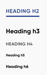 Gutenberg Headings Block